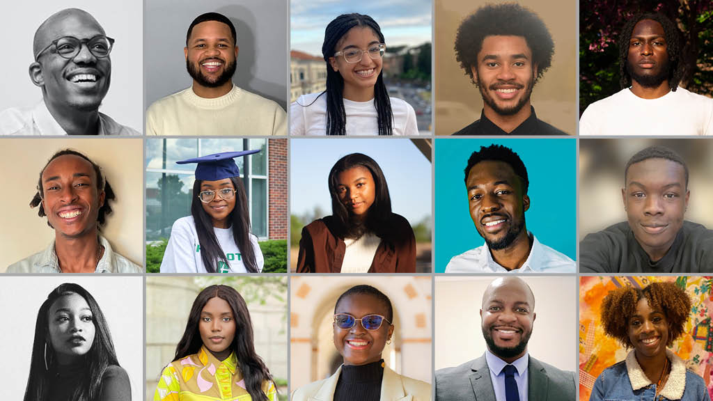 2022 Gensler Rising Black Designers Scholarship winners